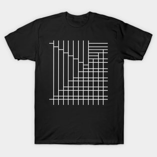 Fuzz outline Black T-Shirt